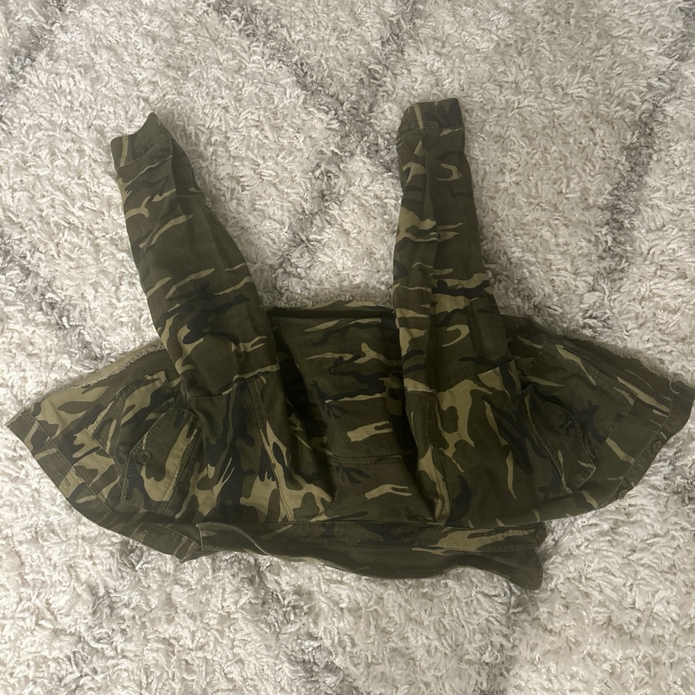 Camouflage Print Jacket